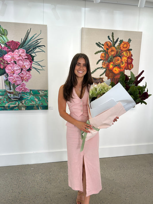 Orange Sorbet, 121 x 96cm