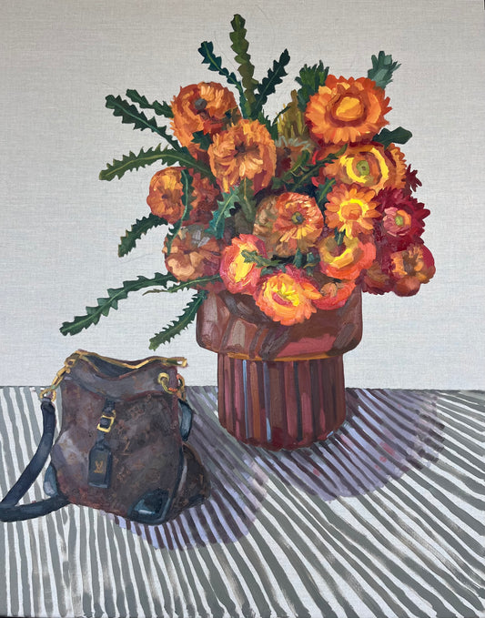 Orange Sorbet, 121 x 96cm