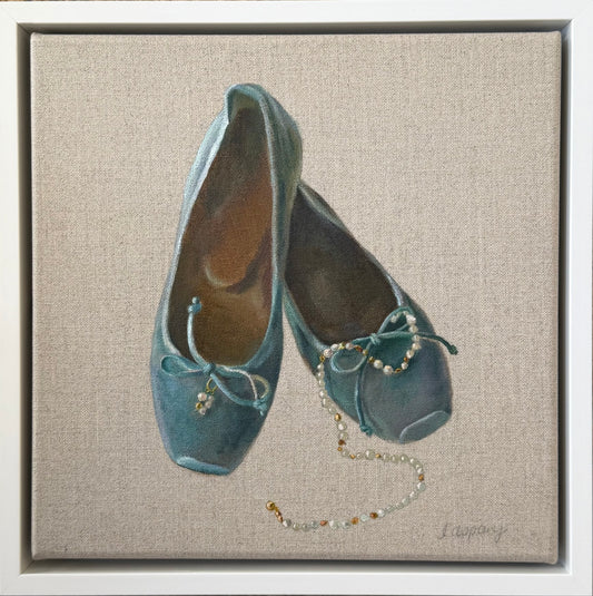 Blue Slippers, 29 x 29cm