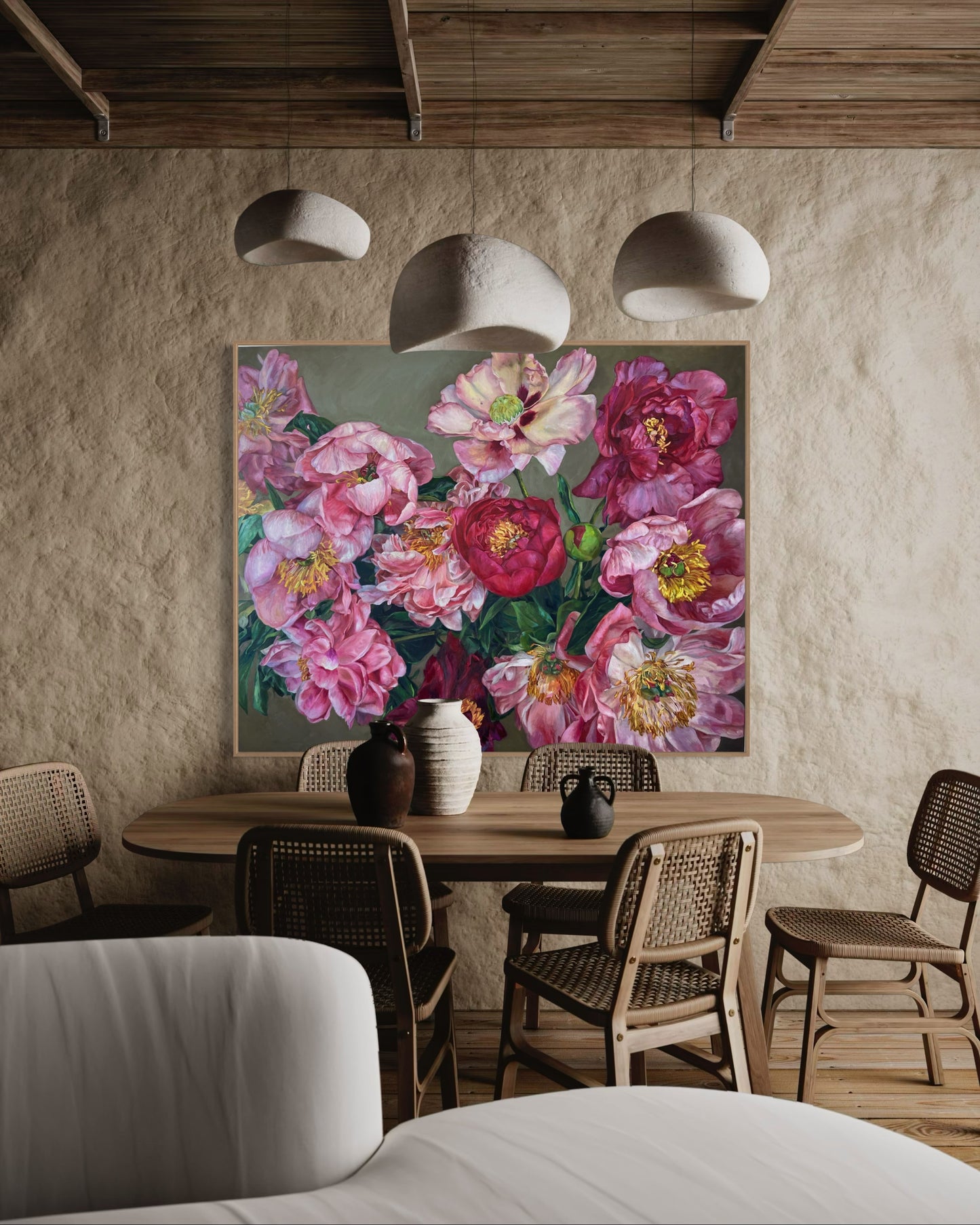 Peony Reverie, 125 x 155cm