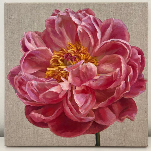 Golden Heart, 39 x 39cm