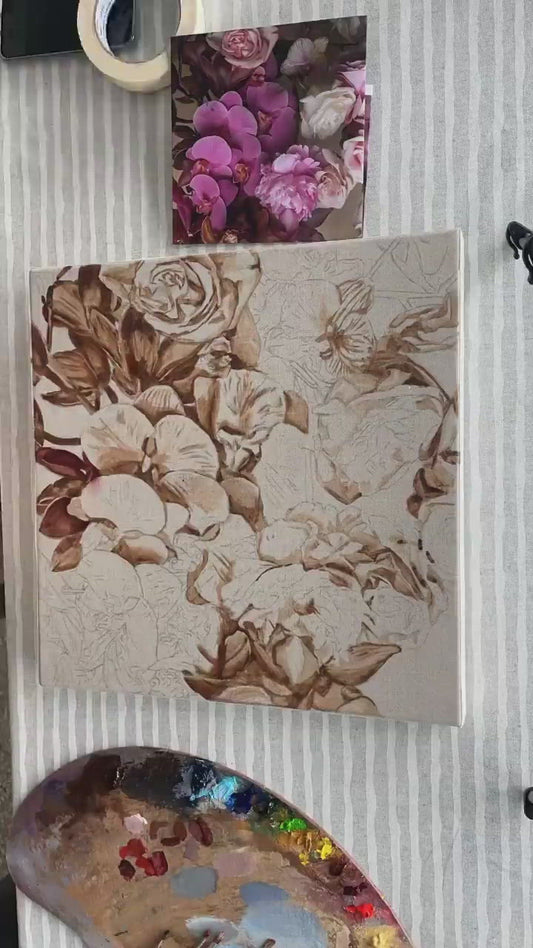 Florals 38 x 38cm
